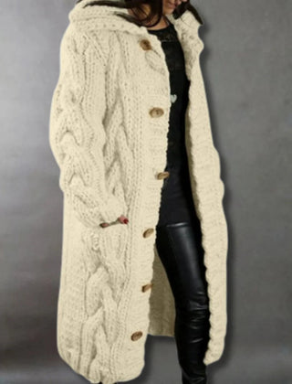Alessia™ Elegant Cable Knit Coat 5