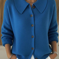 Amara™ | Classic Collared Knit Cardigan 0