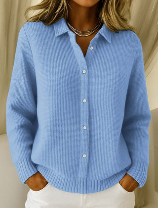 Amari™ | Classic Waffle Knit Cardigan 0