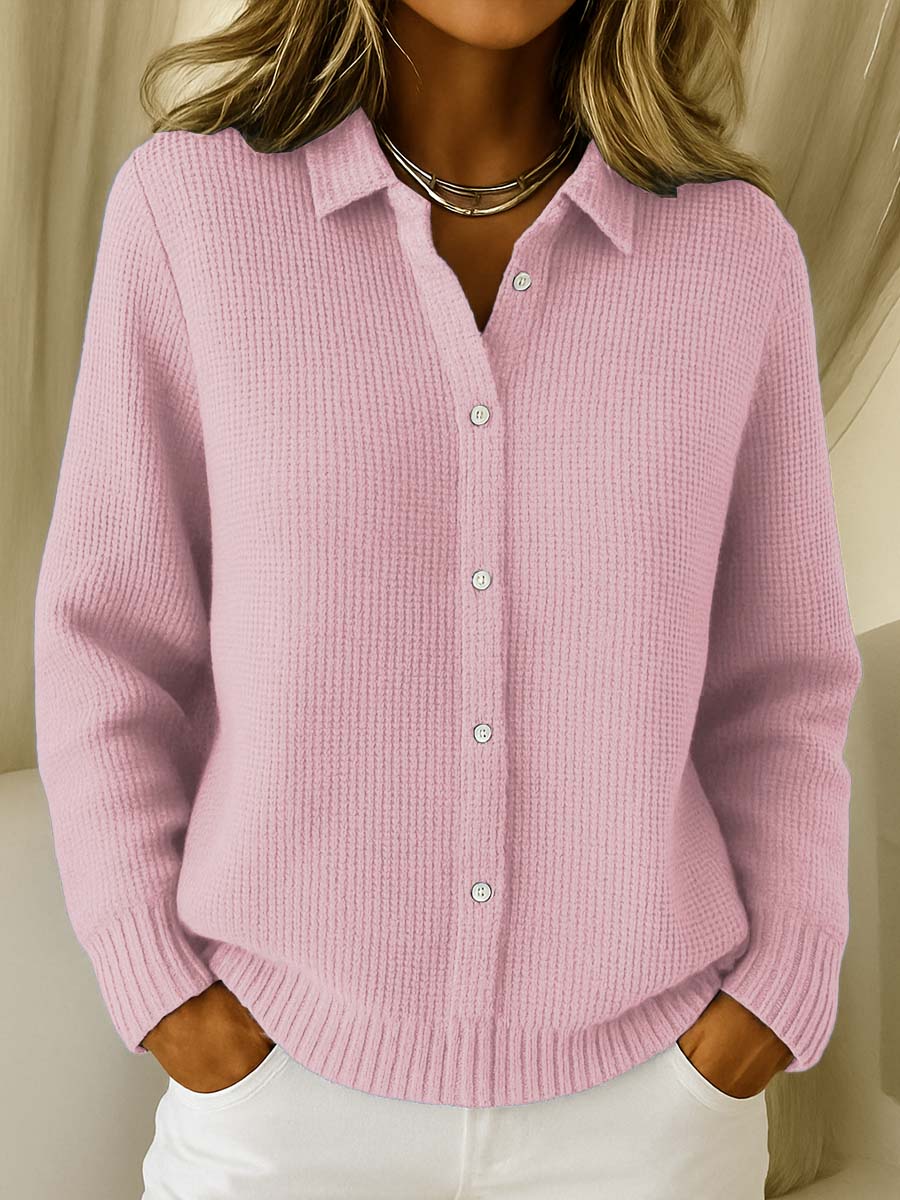 Amari™ | Classic Waffle Knit Cardigan 3