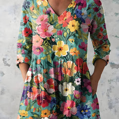 Angel | Long Blouse with V-Neck 0