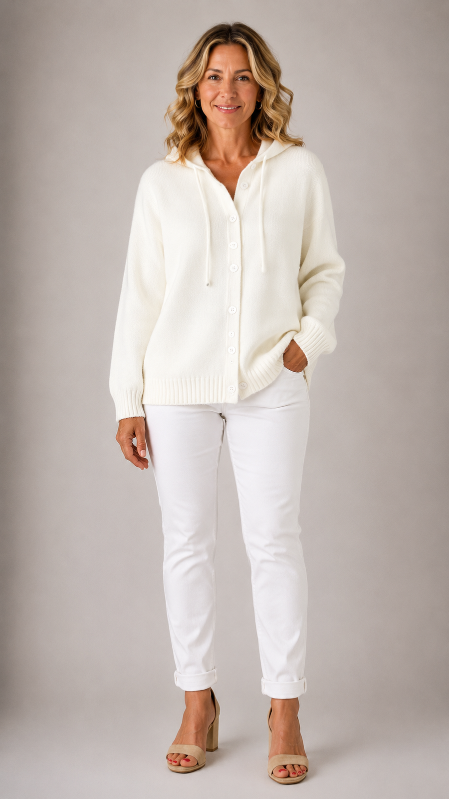 Bella™ | Cozy Hooded Knit Cardigan 1