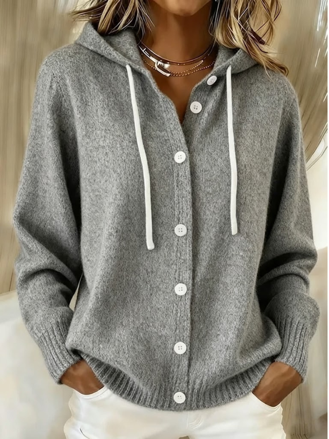 Bella™ | Cozy Hooded Knit Cardigan 6