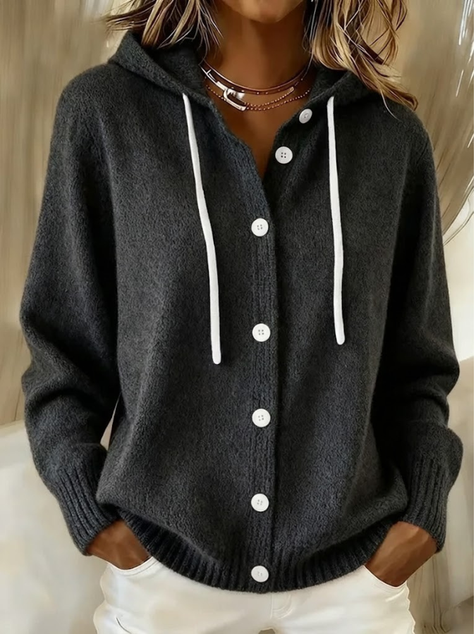 Bella™ | Cozy Hooded Knit Cardigan 7