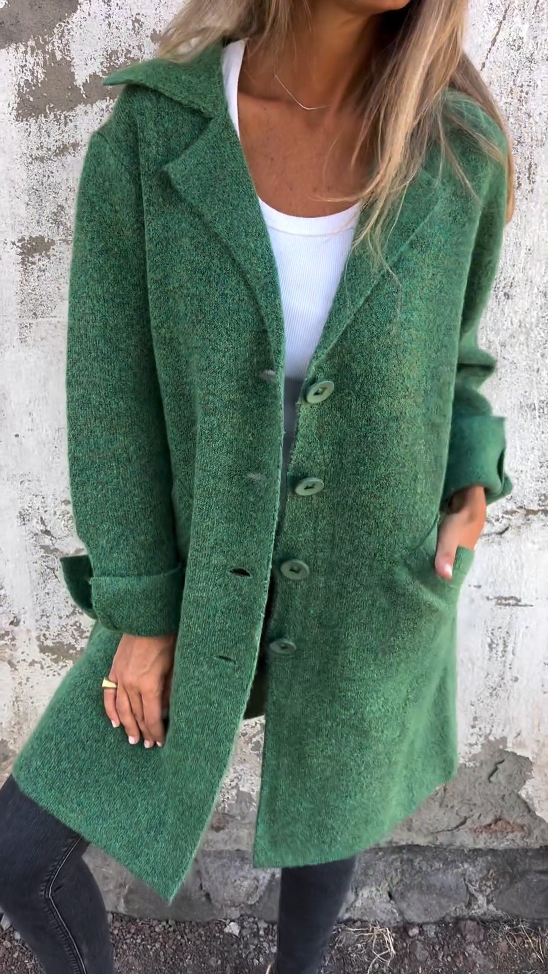 Brianna™ Long Knit Coat 0