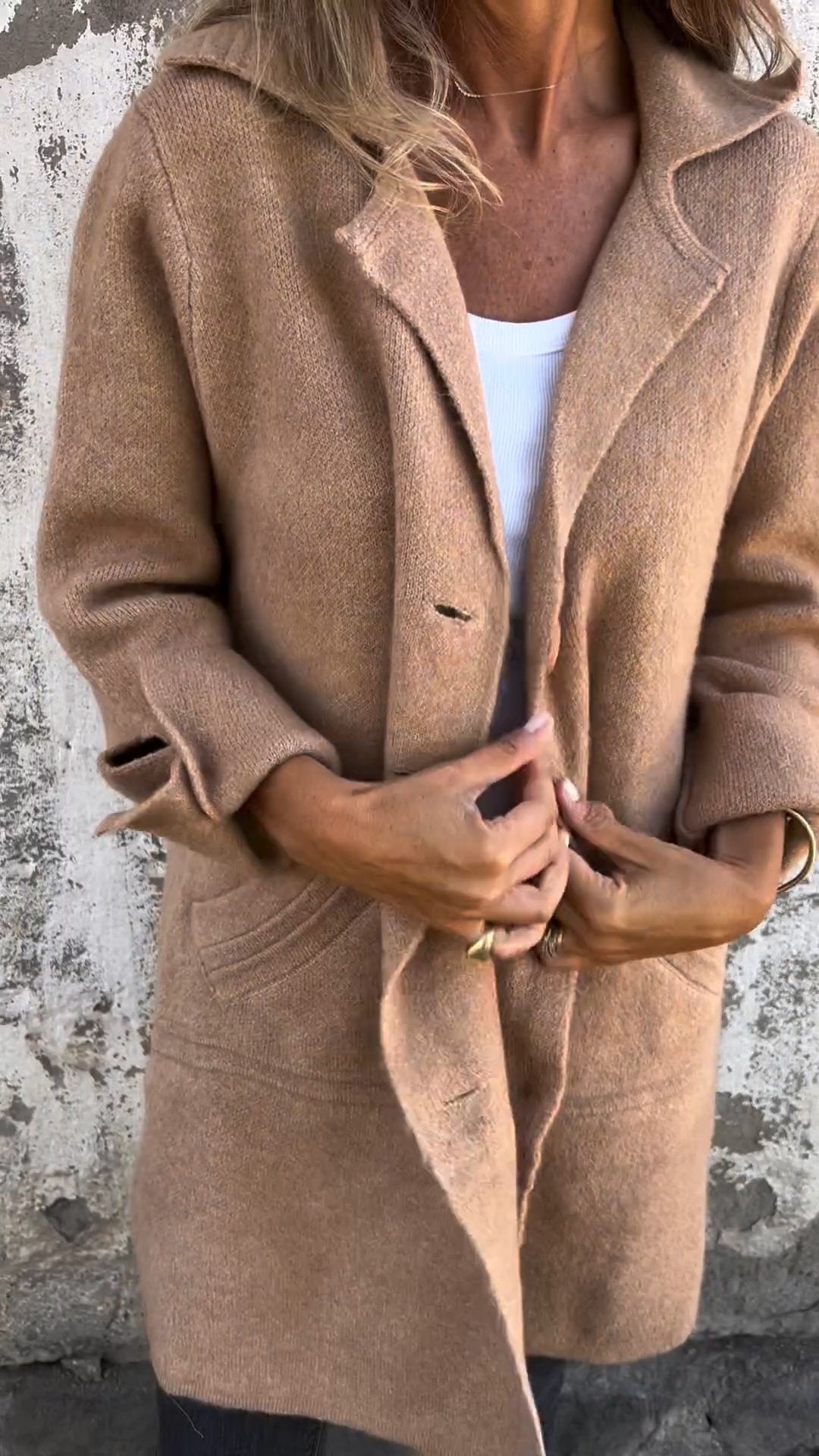 Brianna™ Long Knit Coat 11