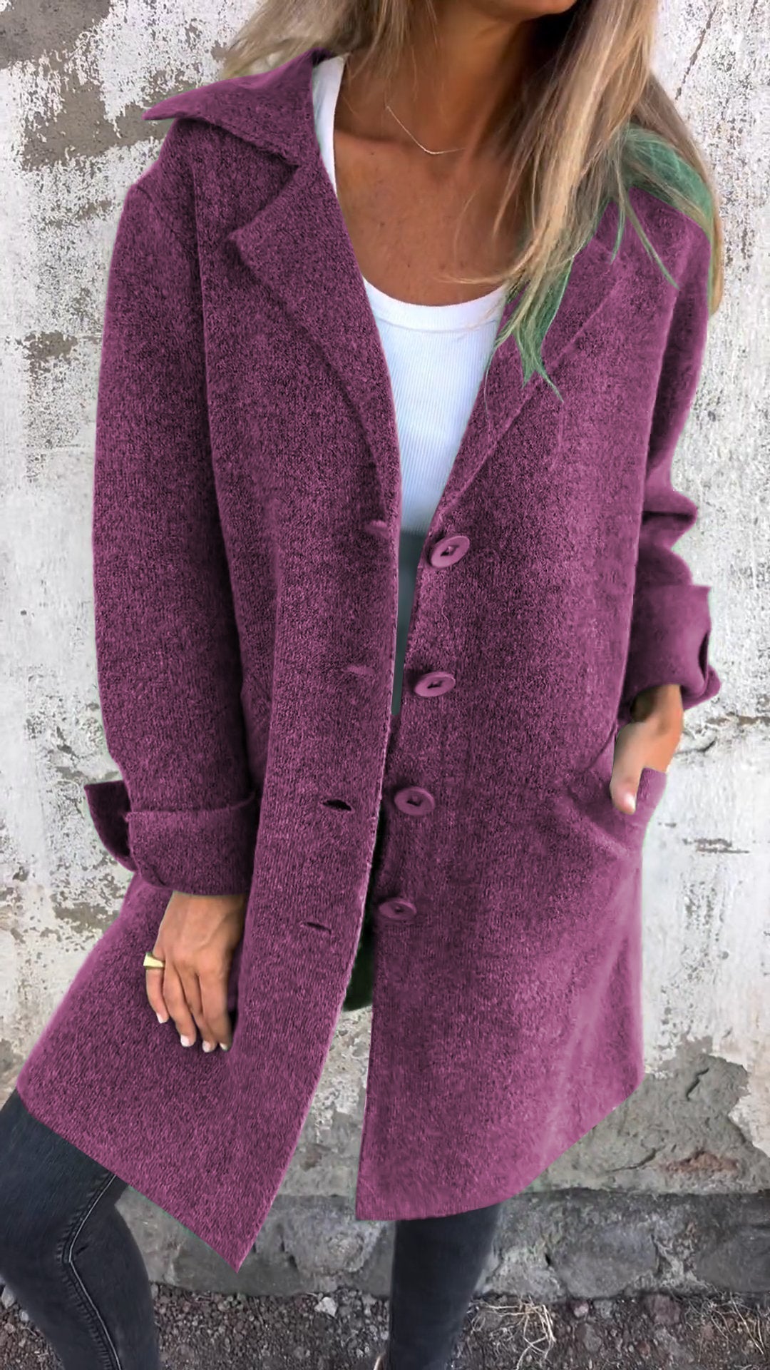 Brianna™ Long Knit Coat 6