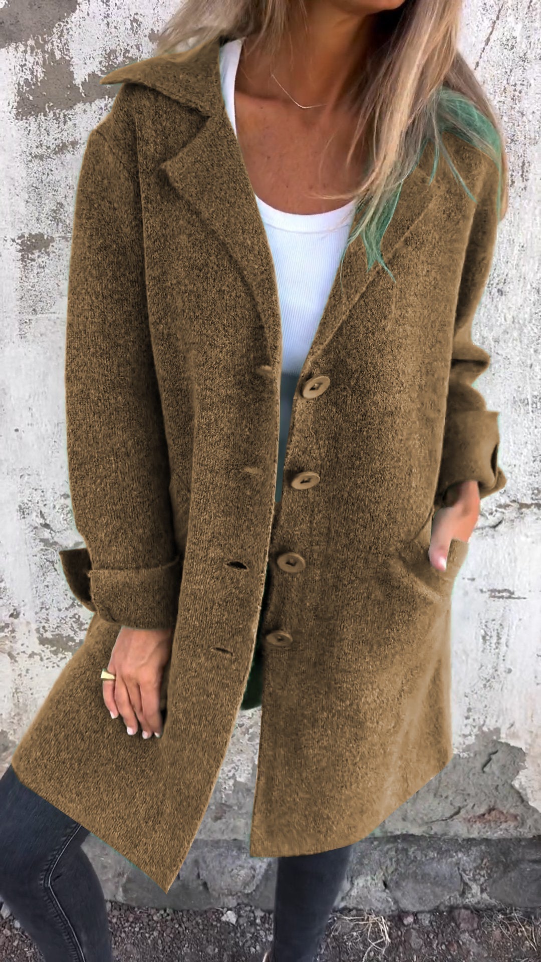 Brianna™ Long Knit Coat 7