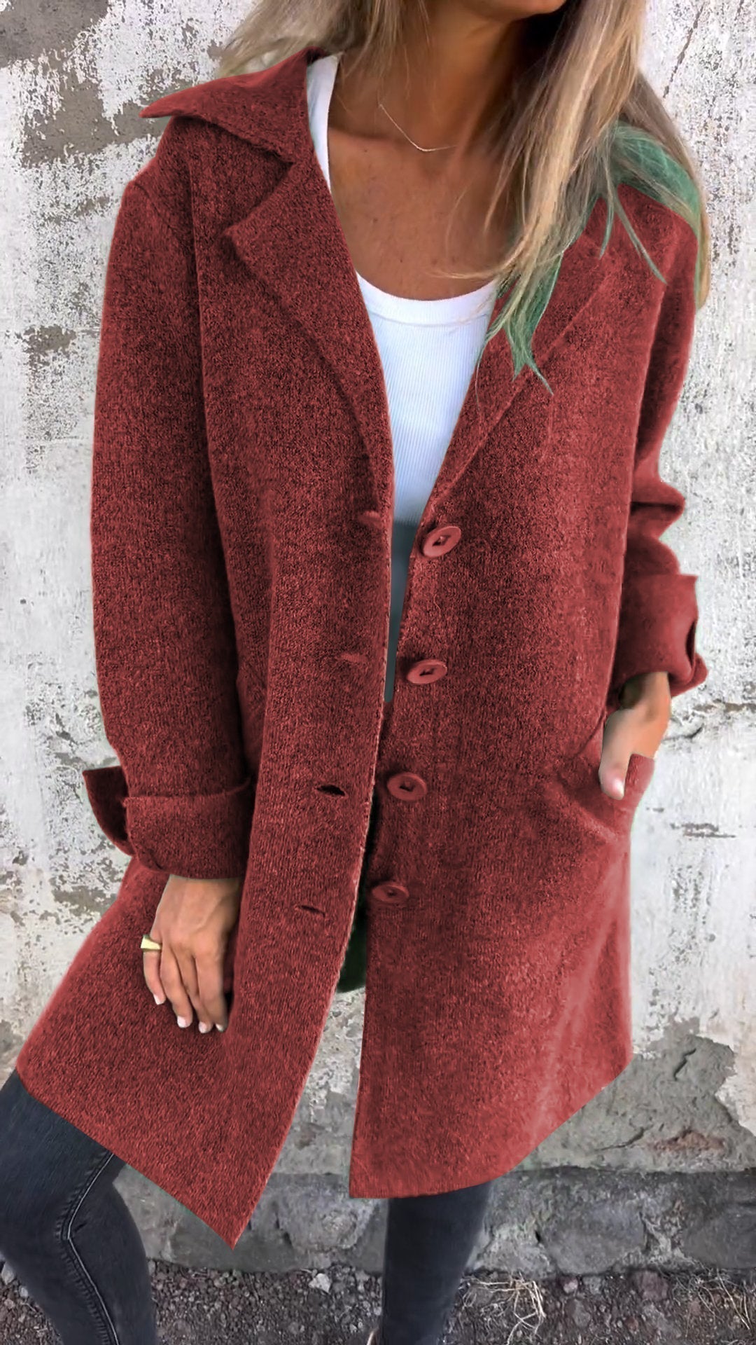 Brianna™ Long Knit Coat 9