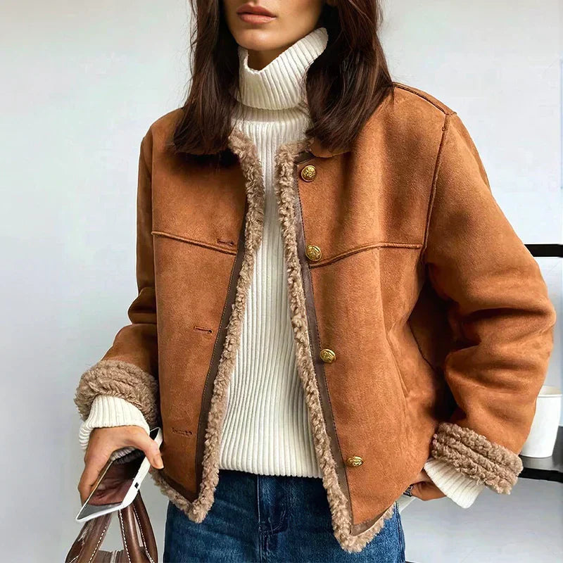 Brittany™ Genuine Sheepskin Jacket 0