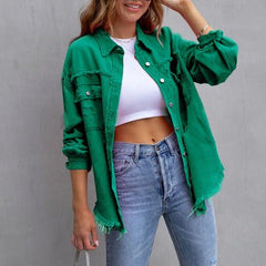 Chloe™ Ripped Denim Jacket 3
