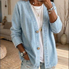 Corinne™ Denim Button Coat 1