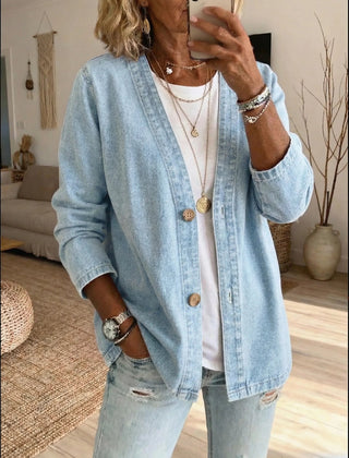 Corinne™ Denim Button Coat 1