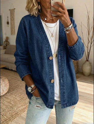 Corinne™ Denim Button Coat 4
