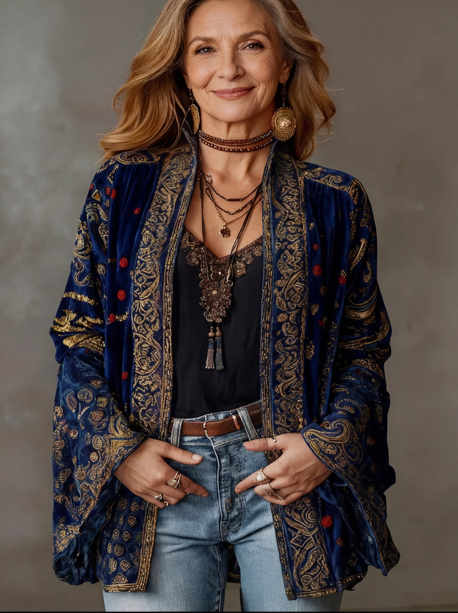 Darcy™ Boho Embroidered Kimono Cardigan 1