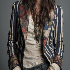 Eden™ Bohemian Striped Blazer 0