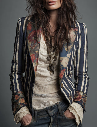 Eden™ Bohemian Striped Blazer 0
