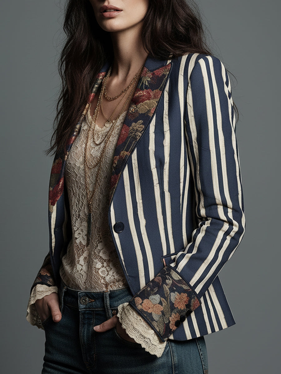 Eden™ Bohemian Striped Blazer 1