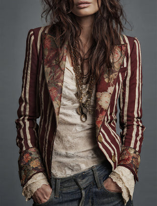 Eden™ Bohemian Striped Blazer 4