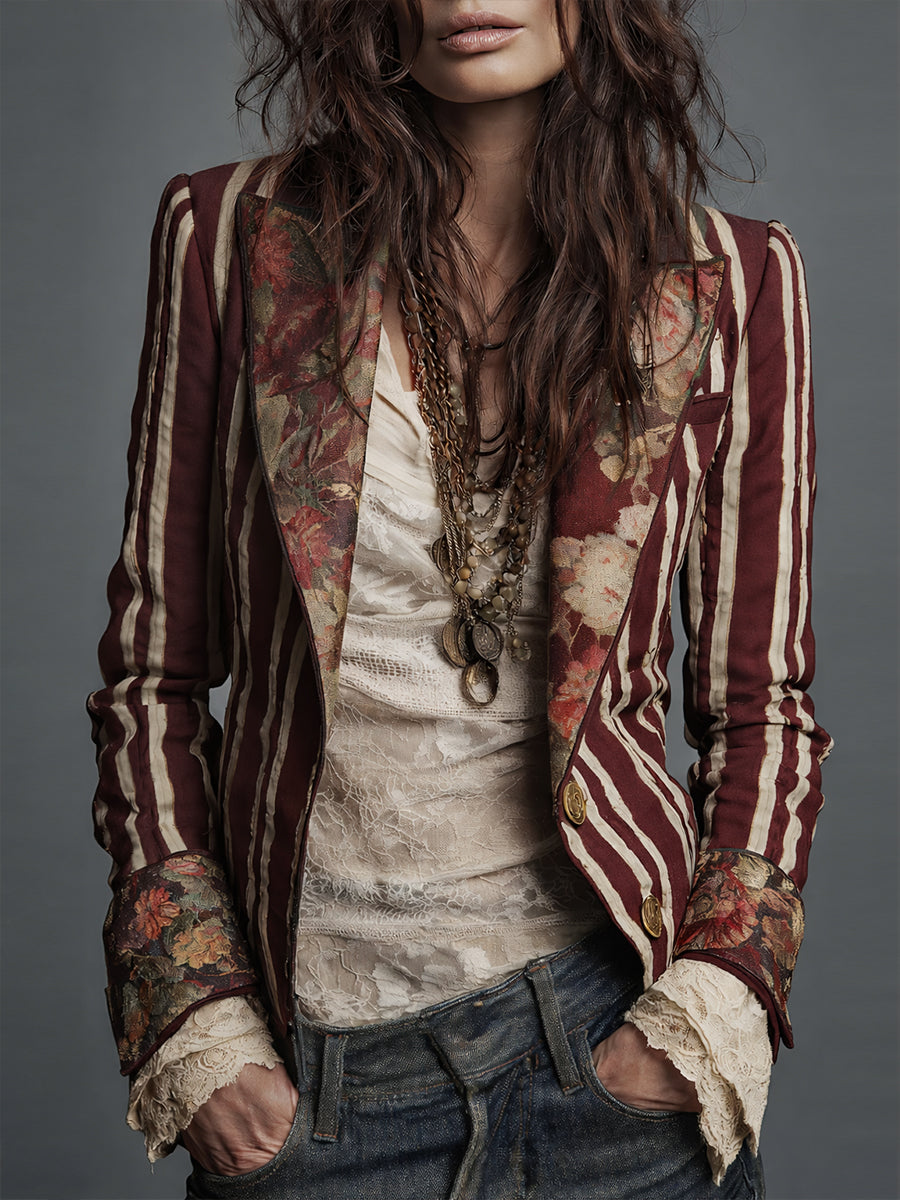Eden™ Bohemian Striped Blazer 4