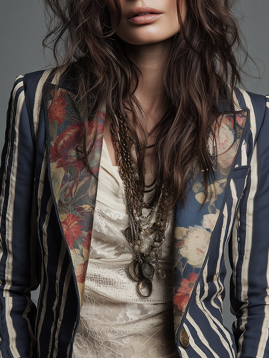 Eden™ Bohemian Striped Blazer 8