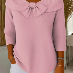 Giana™ | Elegant Bow Knit Jumper 2