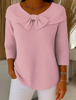 Giana™ | Elegant Bow Knit Jumper 2