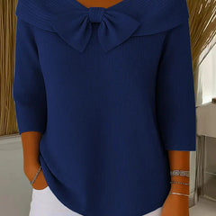 Giana™ | Elegant Bow Knit Jumper 5