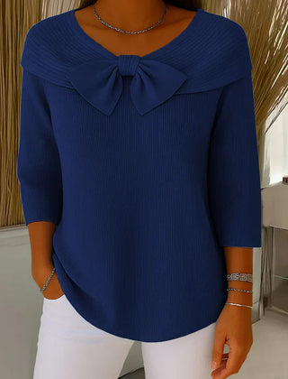 Giana™ | Elegant Bow Knit Jumper 5