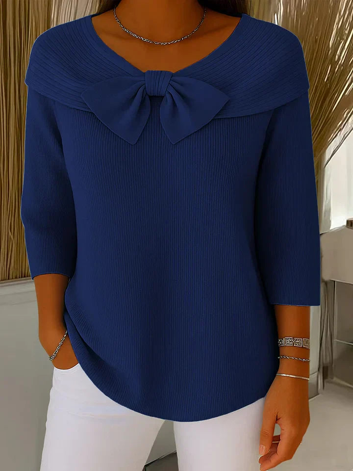 Giana™ | Elegant Bow Knit Jumper 5