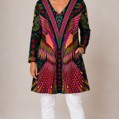 Jayla | Long Blouse with V-Neck 1