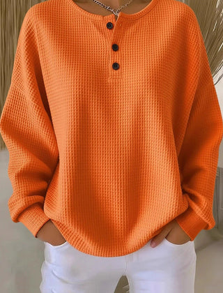 Juniper™ | Cozy Waffle Knit Pullover 0