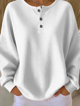 Juniper™ | Cozy Waffle Knit Pullover 2