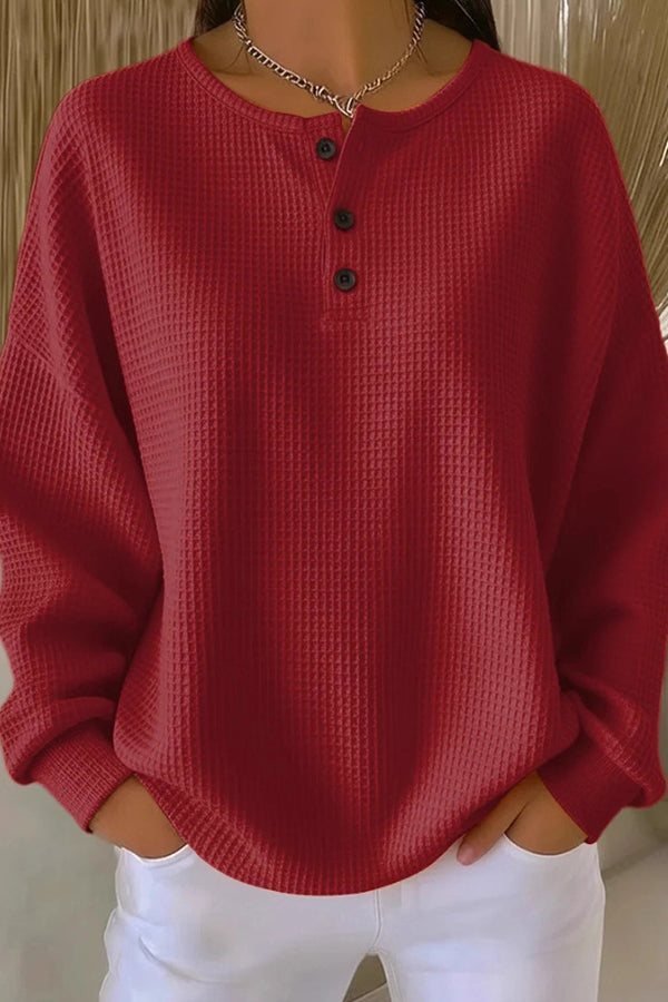 Juniper™ | Cozy Waffle Knit Pullover 3