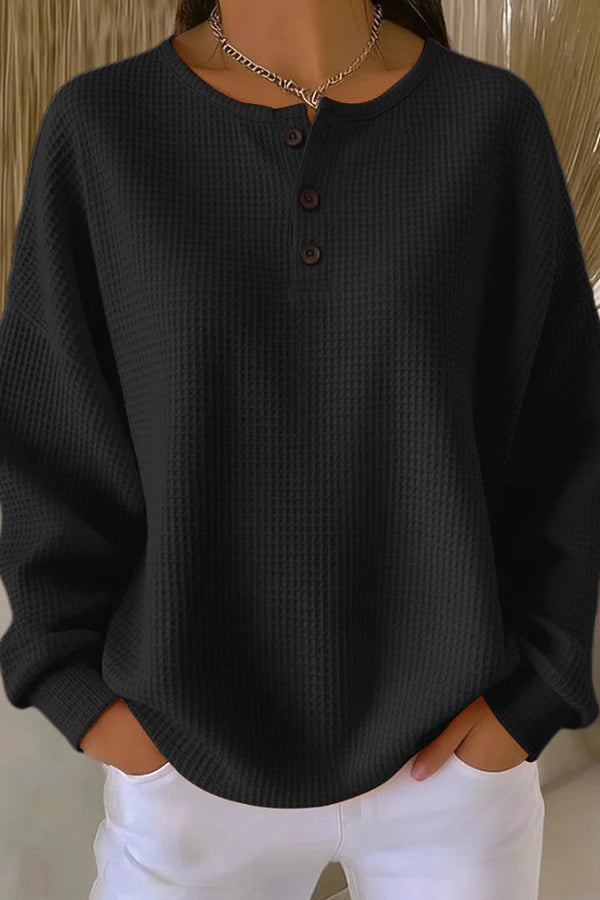 Juniper™ | Cozy Waffle Knit Pullover 4