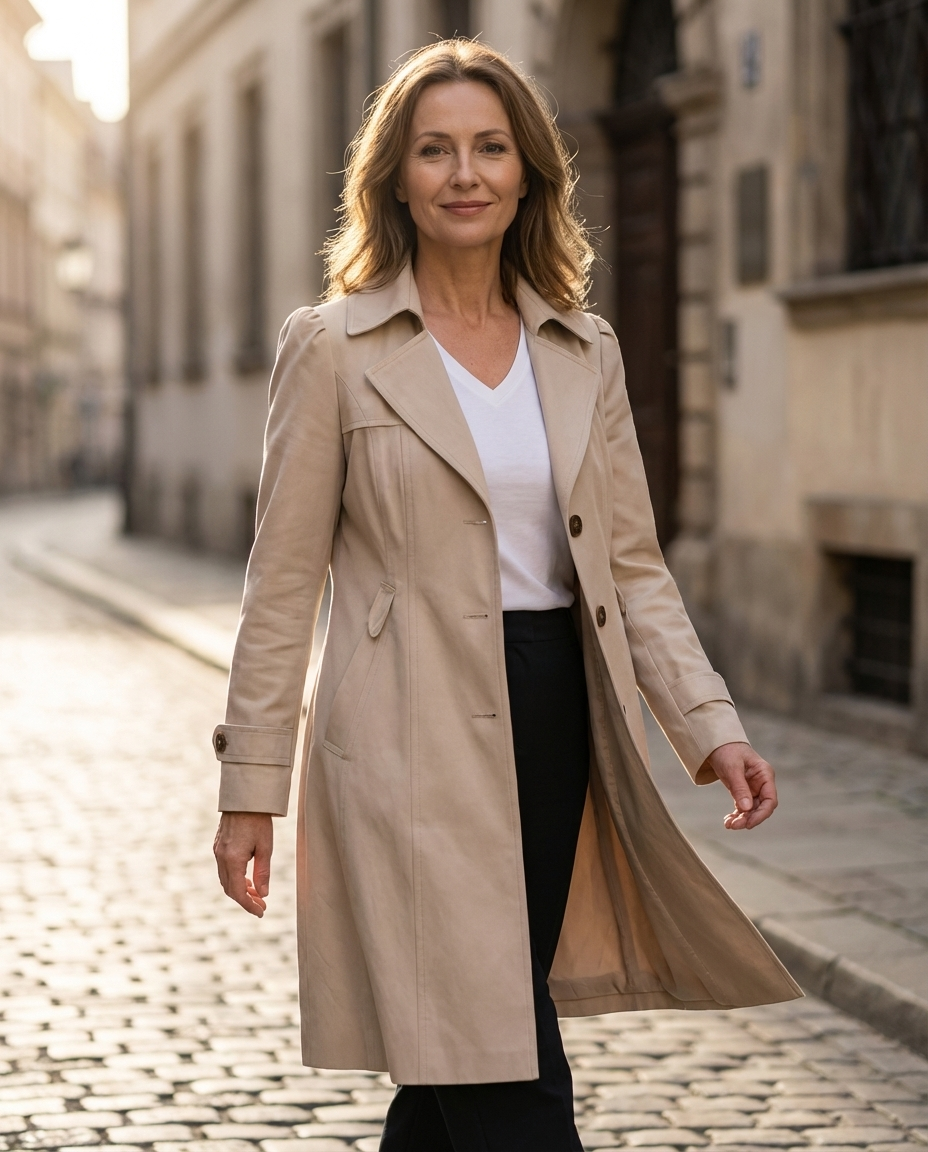 Katherine™ Elegant Summer Trench Coat 6