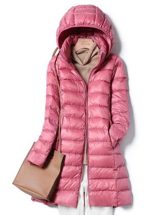 Katie™ Long Ultralight Puff Down Jacket 0