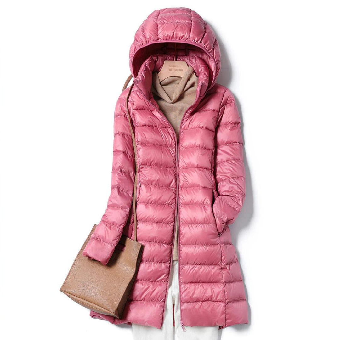 Katie™ Long Ultralight Puff Down Jacket 0