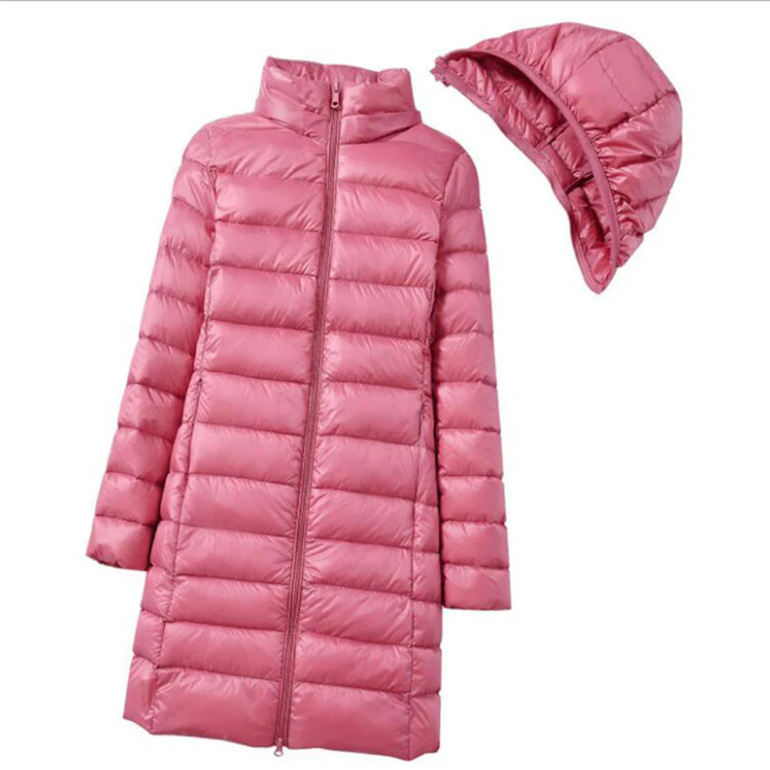 Katie™ Long Ultralight Puff Down Jacket 2