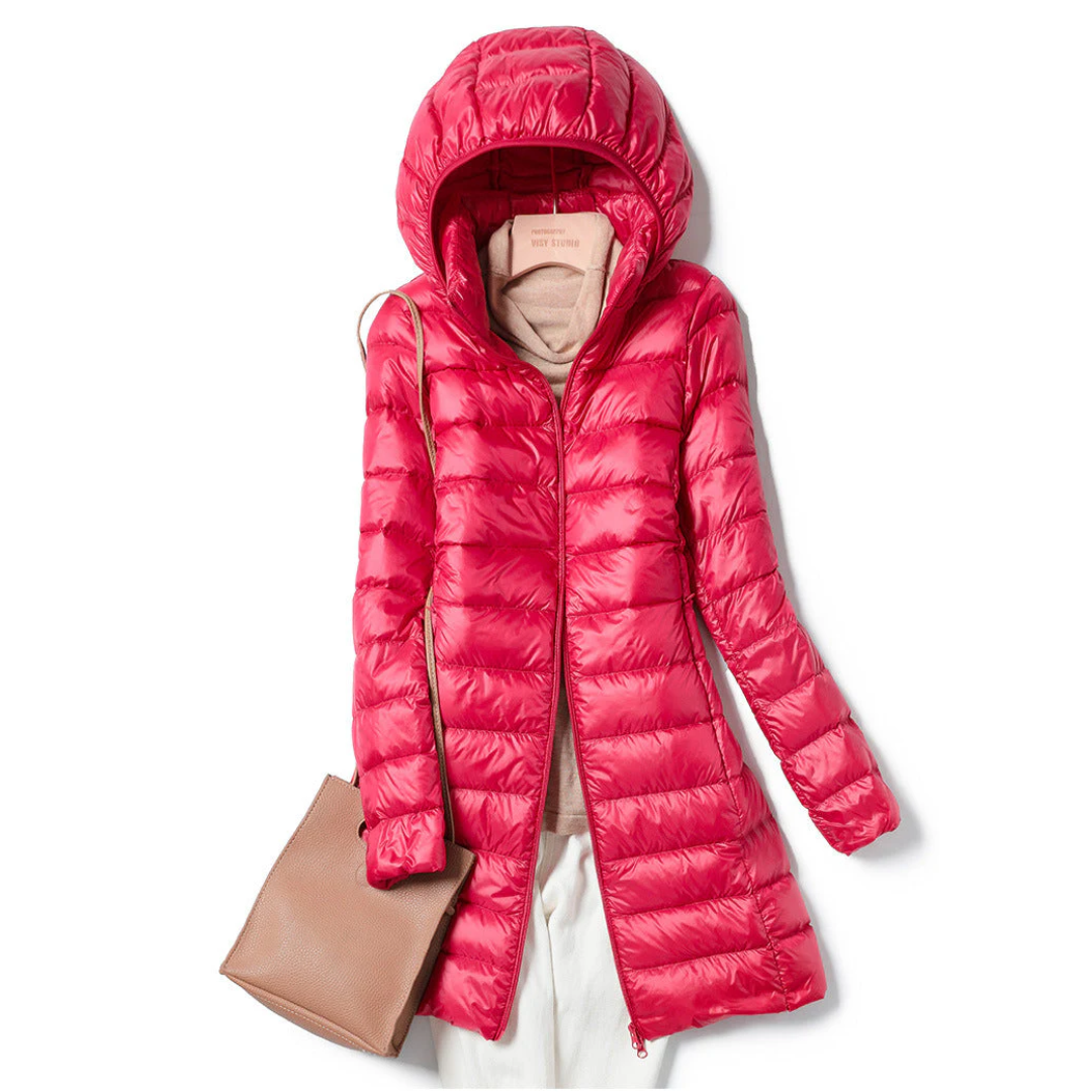 Katie™ Long Ultralight Puff Down Jacket 3