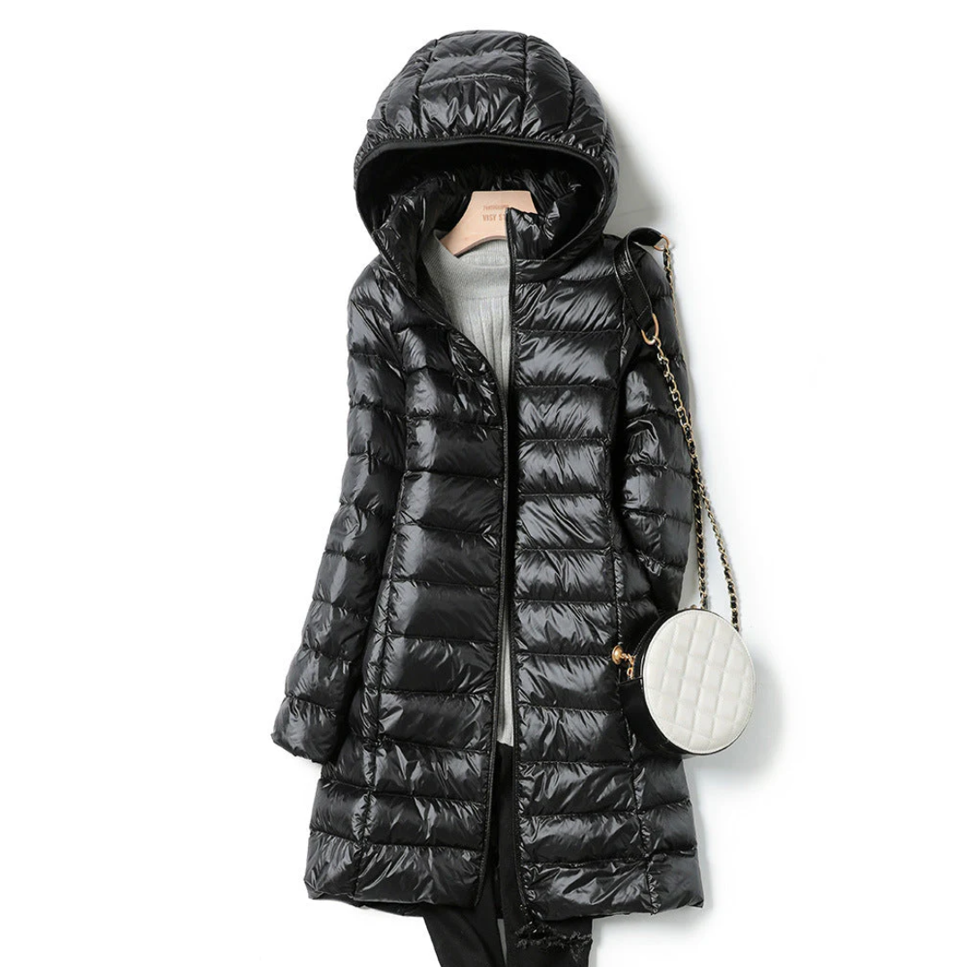 Katie™ Long Ultralight Puff Down Jacket 5