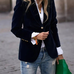 Kelly™ Elegant Velvet Blazer 0