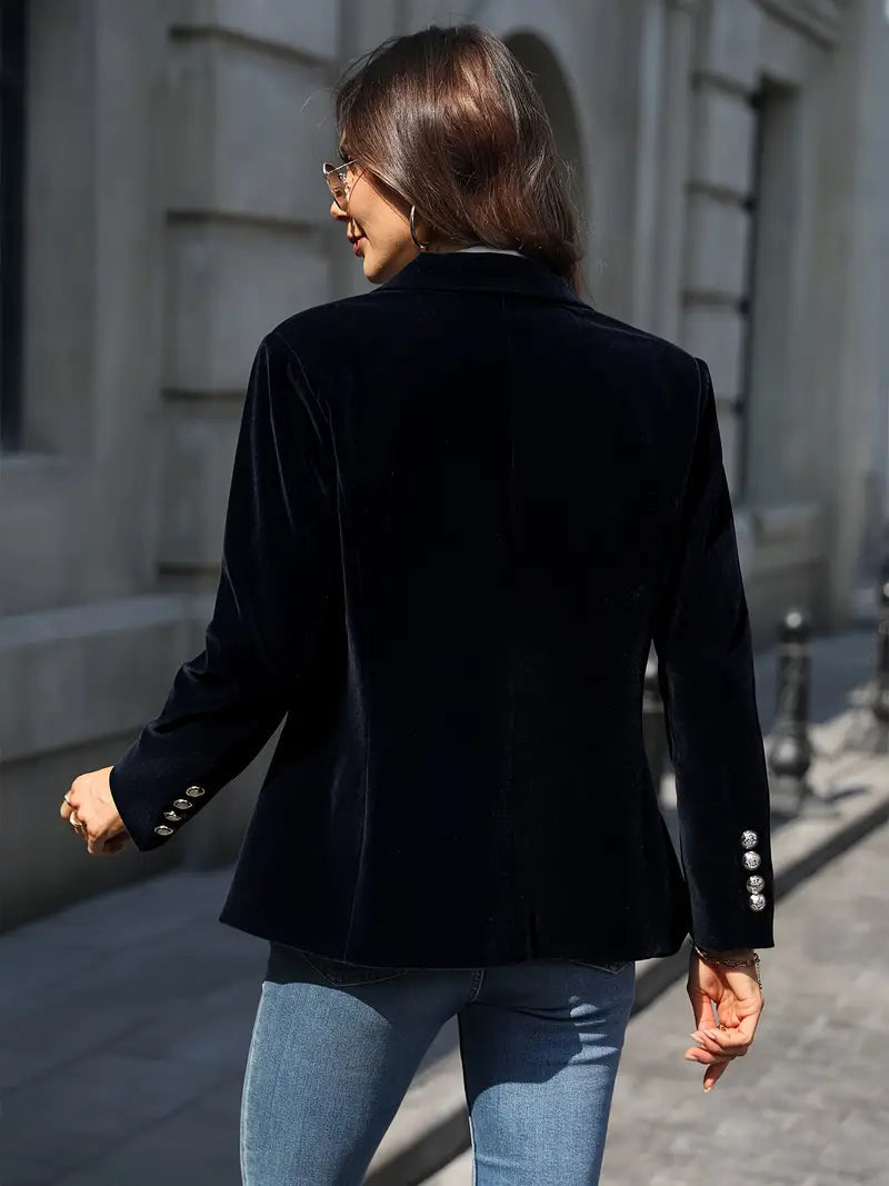Kelly™ Elegant Velvet Blazer 1