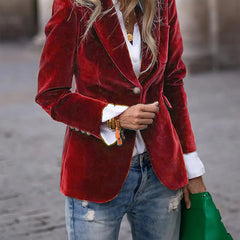 Kelly™ Elegant Velvet Blazer 10