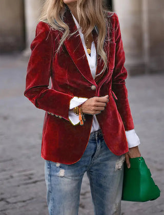 Kelly™ Elegant Velvet Blazer 10