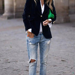 Kelly™ Elegant Velvet Blazer 2