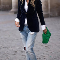 Kelly™ Elegant Velvet Blazer 4