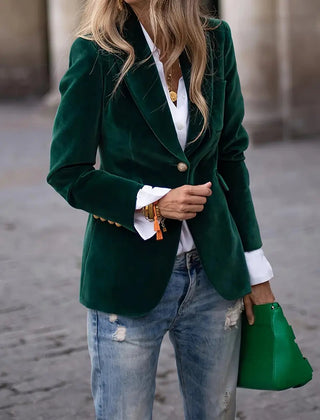 Kelly™ Elegant Velvet Blazer 9