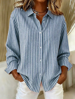 Louise™ | Effortless Striped Knit Cardigan 0