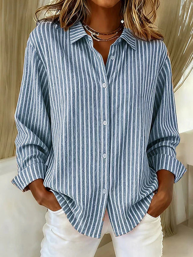 Louise™ | Effortless Striped Knit Cardigan 0